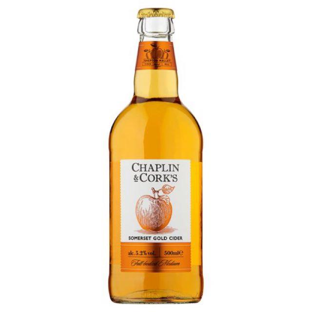 Chaplin & Cork's Somerset Gold Cider 5.2%, The Shepton Mallet Cider Mill, England