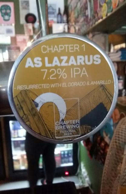 Chapter 1 As Lazarus 7.2%, Chapter Brewing Company Limited, England