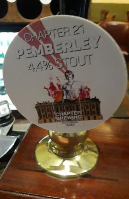 Pemberley 4.4%, Chapter Brewing Company Limited, England