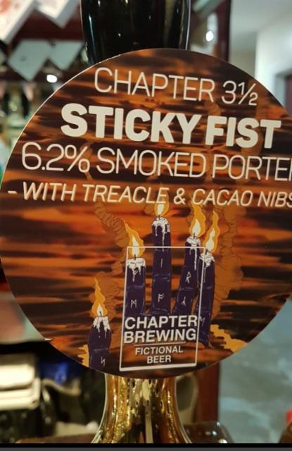 Chapter 3.5 Sticky Fist 6.2%, Chapter Brewing Company Limited, England