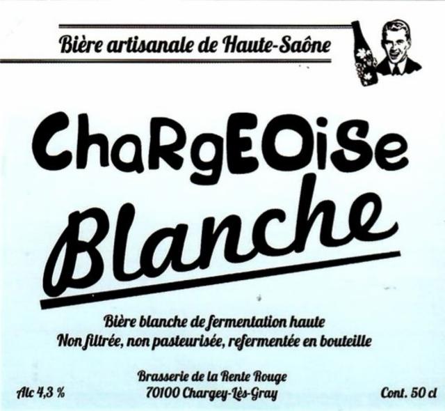 Chargeoise Blanche 4.8%, Brasserie De La Rente Rouge, France