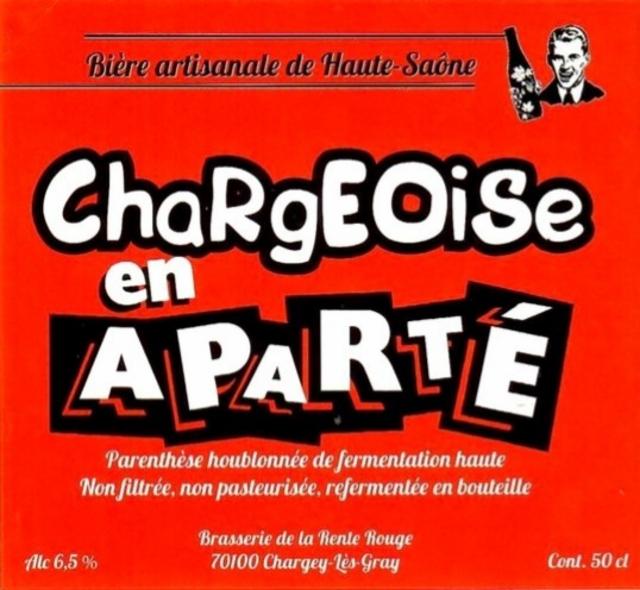 Chargeoise En Aparté 6.5%, Brasserie De La Rente Rouge, France