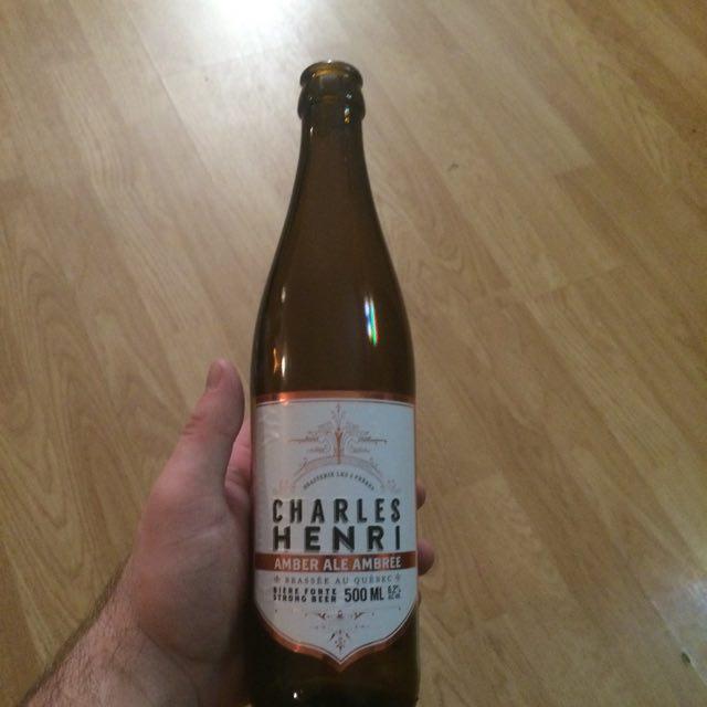 Charles Henri Amber Ale Ambrée 6.2%, Brasserie Les 2 Frères, Canada