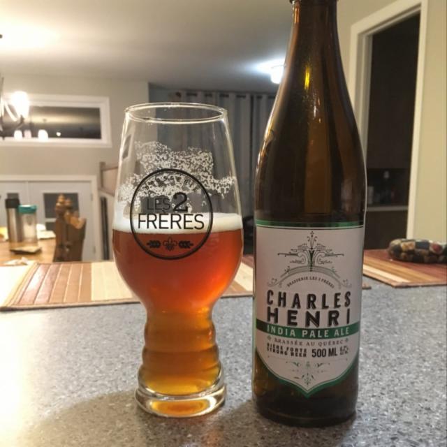 Charles Henri India Pale Ale 6.2%, Brasserie Les 2 Frères, Canada
