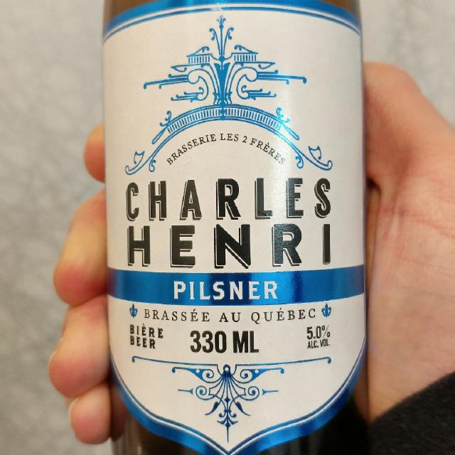 Charles Henri Pilsner 5.0%, Brasserie Les 2 Frères, Canada