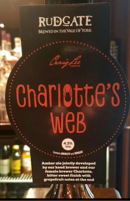 Charlotte's Web 4.3%, Rudgate Brewery, England