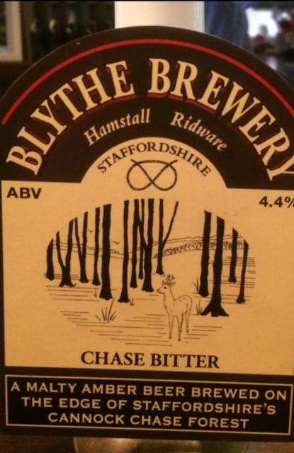 Chase Bitter 4.4%, Blythe Brewery, England