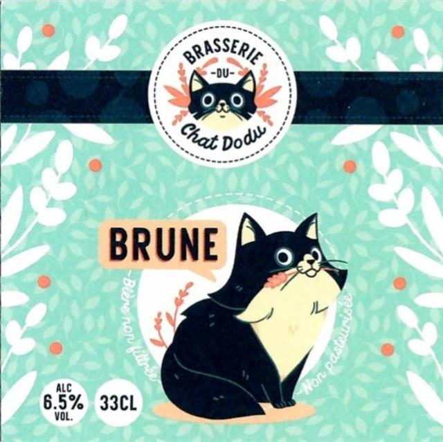 Chat Dodu Brune 6.5%, Brasserie Du Chat Dodu, France