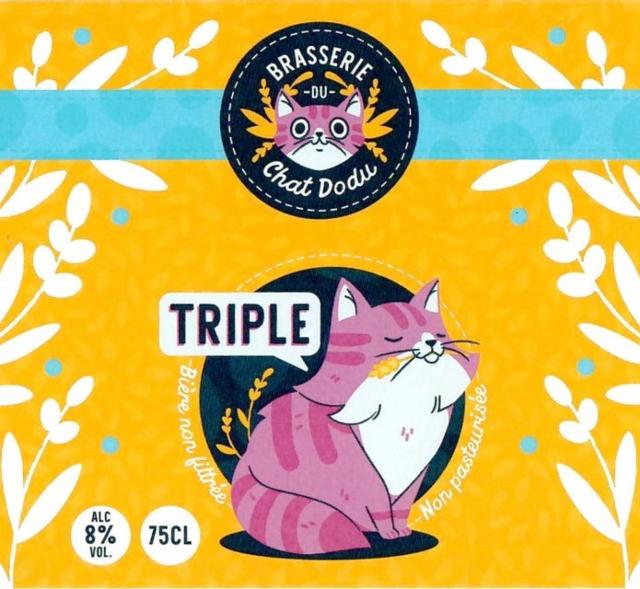Chat Dodu Triple 8.0%, Brasserie Du Chat Dodu, France