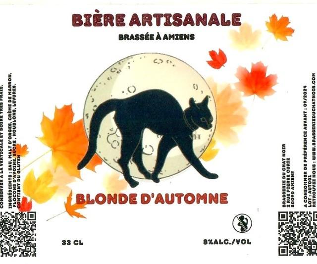 Chat Noir Blonde D'Automne 8.0%, Brasserie Du Chat Noir [Closed], France