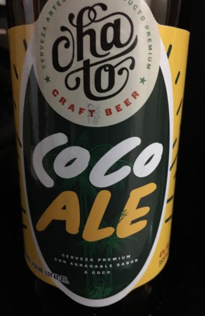 Coco Ale 4.0%, Chato, Dominican Republic