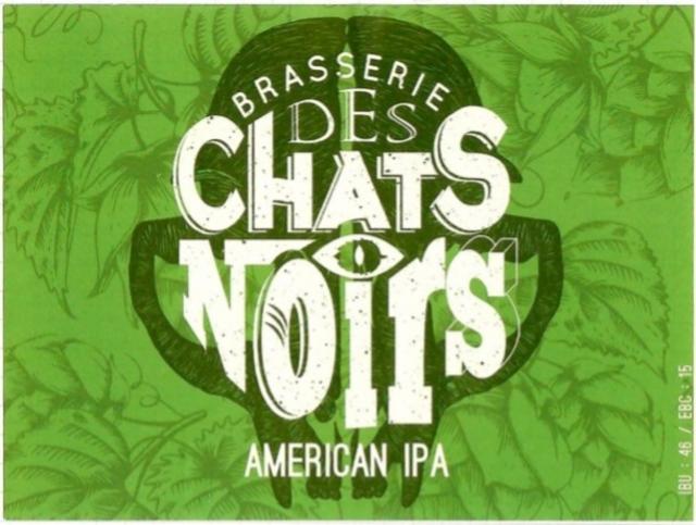 Chats Noirs American IPA 6.5%, Brasserie Des Chats Noirs [Closed], France