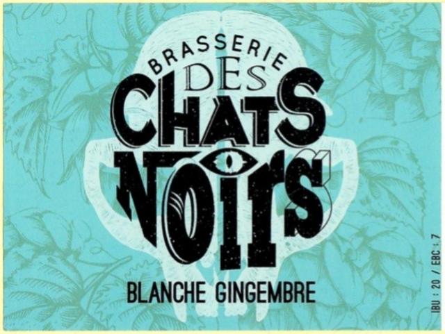 Chats Noirs Blanche Gingembre 4.7%, Brasserie Des Chats Noirs [Closed], France