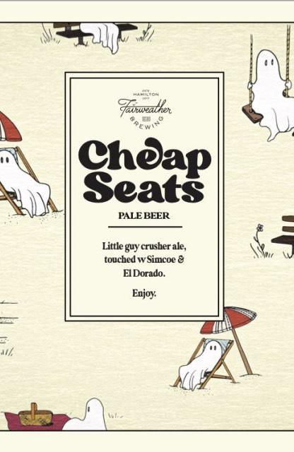 Cheap Seats 4.2%, Fairweather Brewing Company, Canada