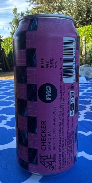 Checker 7.5%, Art Is An Ale Brewing, France