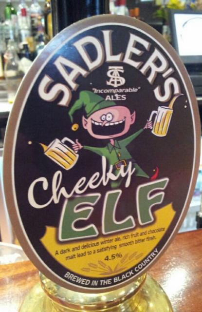 Cheeky Elf 4.5%, Sadler's Ales, England