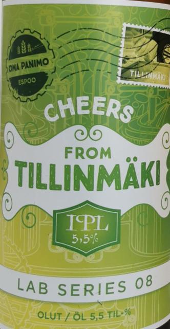 Cheers From Tillinmäki - Lab Series 08 5.5%, Espoon Oma Panimo, Finland