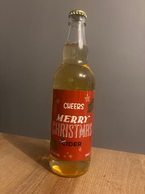 Cheers Merry Christmas Cider, The Original Somerset Cider Co.