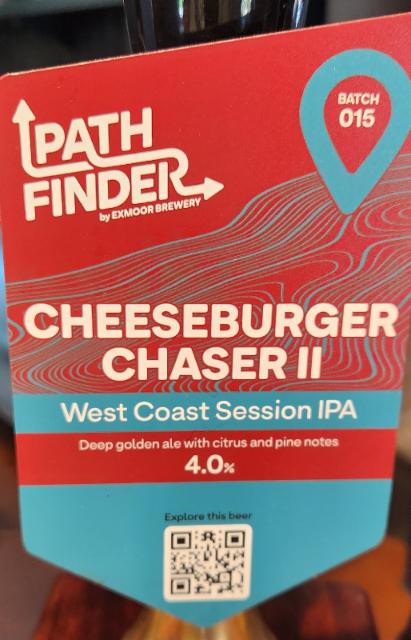 cheeseburger chaser II 4.0%, Exmoor Brewery, England
