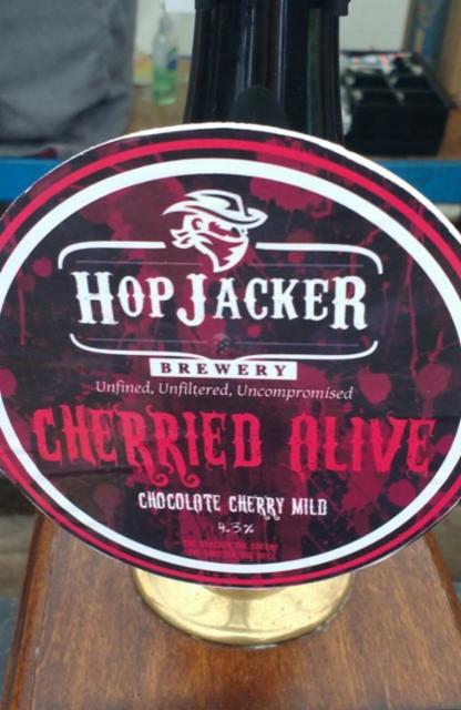 Cherried Alive 4.3%, Hopjacker Brewery Ltd, England