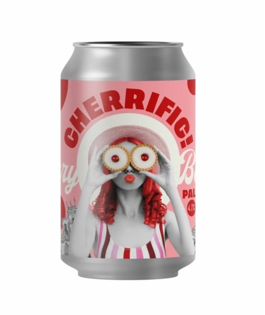 Cherrific! // Cherry Bakewell Pale Ale 4.7%, Northern Monk Brew Co., England