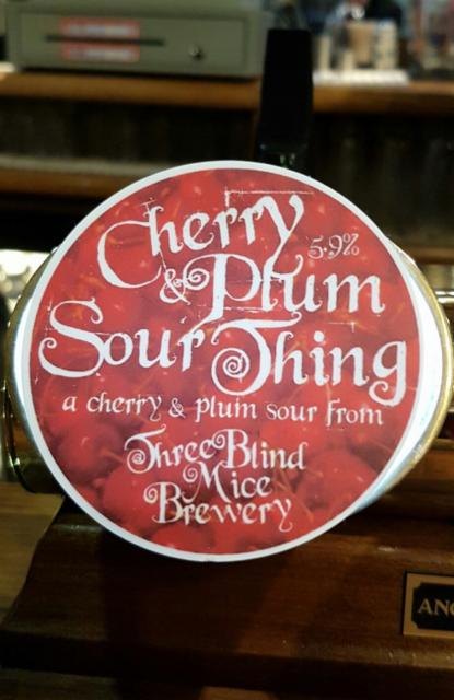 Cherry & Plum Sour Thing 5.9%, Three Blind Mice Brewery, England