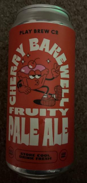 Cherry Bakewell Fruity Pale Ale 4.5%, Play Brew Co, England