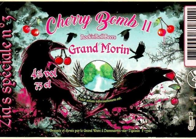 Cherry Bomb 11 4.0%, Brasserie Du Pont De Coude (Grand Morin), France
