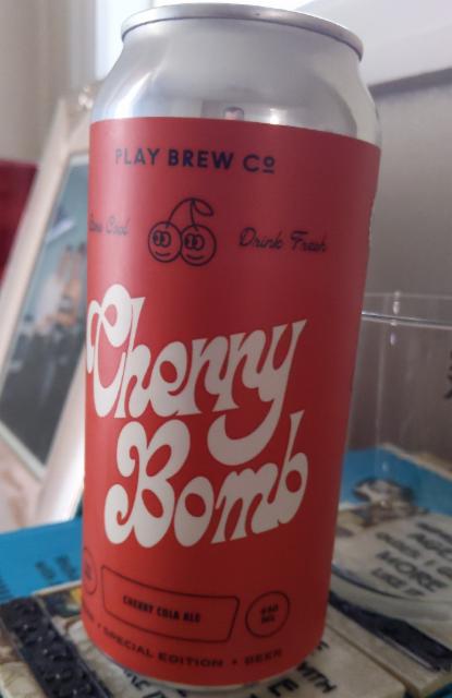 cherry bomb 5.4%, Play Brew Co, England