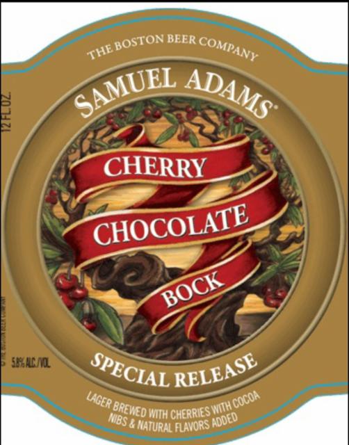 Cherry Chocolate Bock 5.8%, Samuel Adams (Boston Beer Company), United States