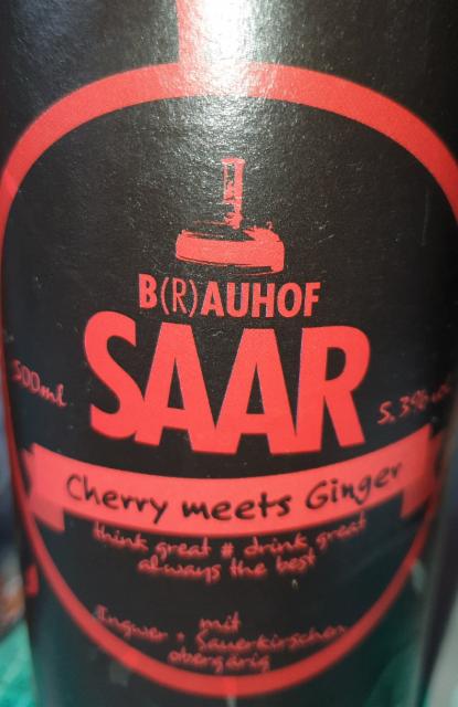 Cherry meets ginger 5.3%, Brauhof Saar, Germany
