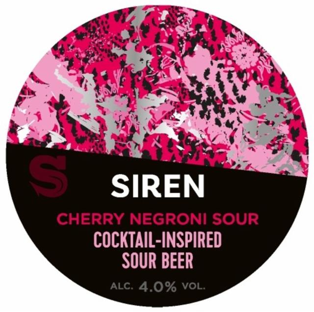 Cherry Negroni Sour 4.0%, Siren Craft Brew, England