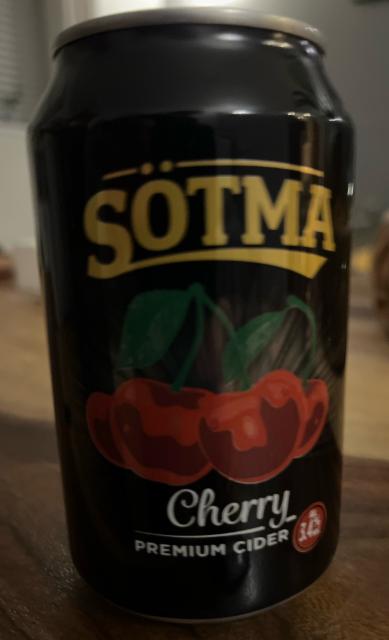 Cherry premium cider 3.4%, Sotma, Netherlands