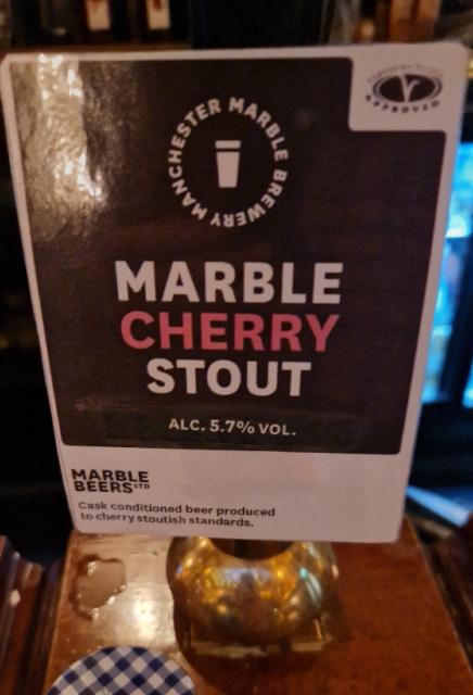 Cherry Stout 5.7%, Marble Beers, England