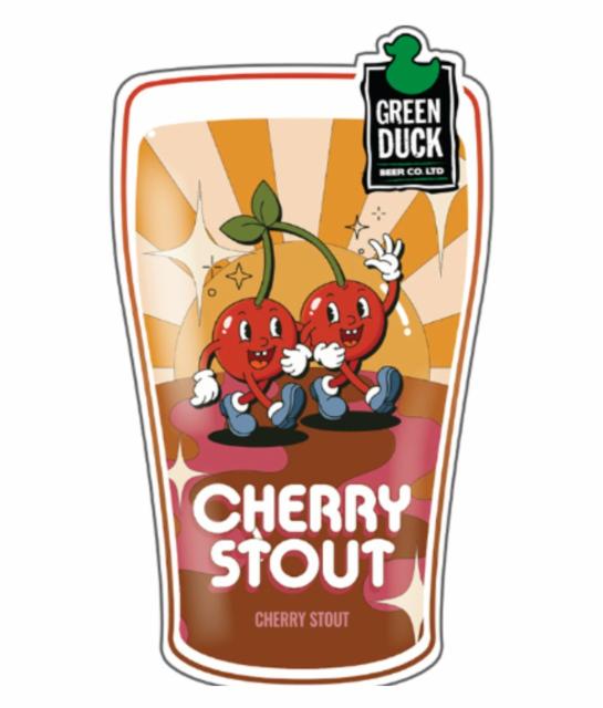 Cherry Stout 5.2%, Green Duck Beer Co., England