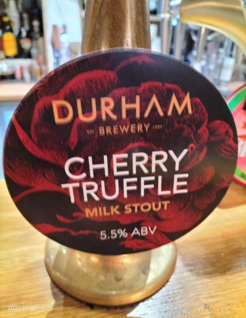 cherry truffle 5.5%, The Durham Brewery, England