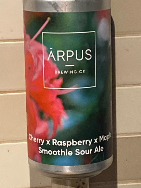 Cherry X Raspberry X Maple Smoothie Sour Ale 3.5%, Ārpus Brewing Co., Latvia