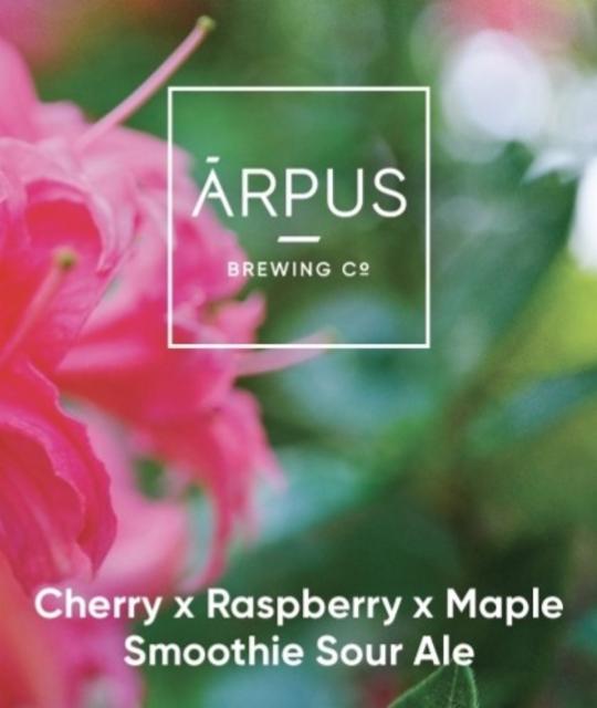 Cherry x Raspberry x Maple Smoothie Sour Ale 3.5%, Ārpus Brewing Co., Latvia