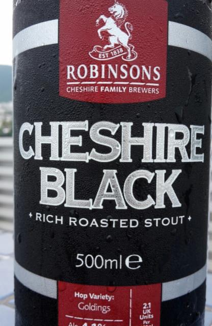 Cheshire Black 4.1%, Robinsons Brewery, England