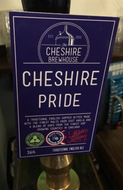 Cheshire Pride 3.6%, The Cheshire Brewhouse, England