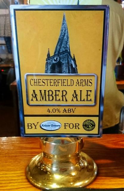 Chesterfield Arms Amber Ale 4.0%, Ashover Brewery, England