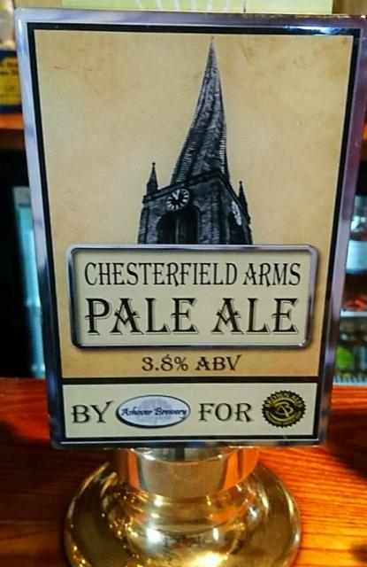 Chesterfield Arms Pale Ale 3.8%, Ashover Brewery, England