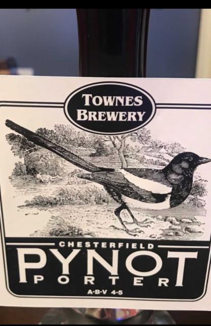 Chesterfield Pynot Porter 4.5%, Townes Brewery, England