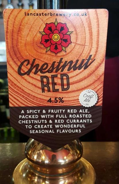 Chestnut Red 4.5%, Lancaster Brewery Ltd, England
