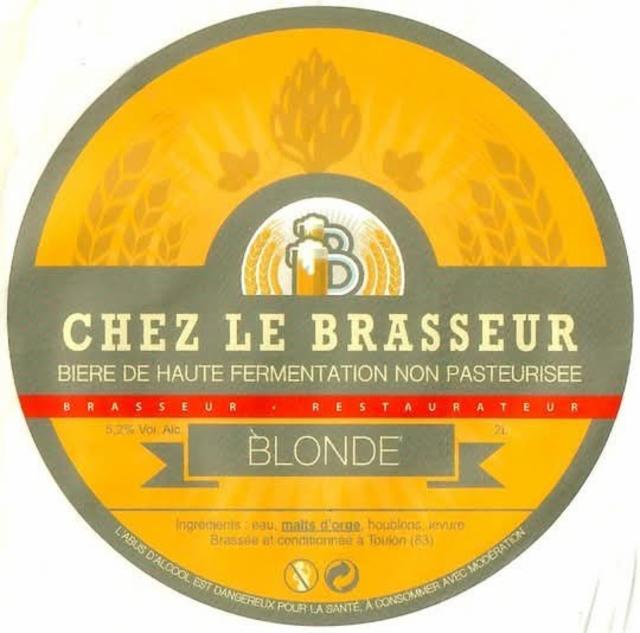 Chez Le Brasseur Blonde 5.2%, Chez Le Brasseur, France