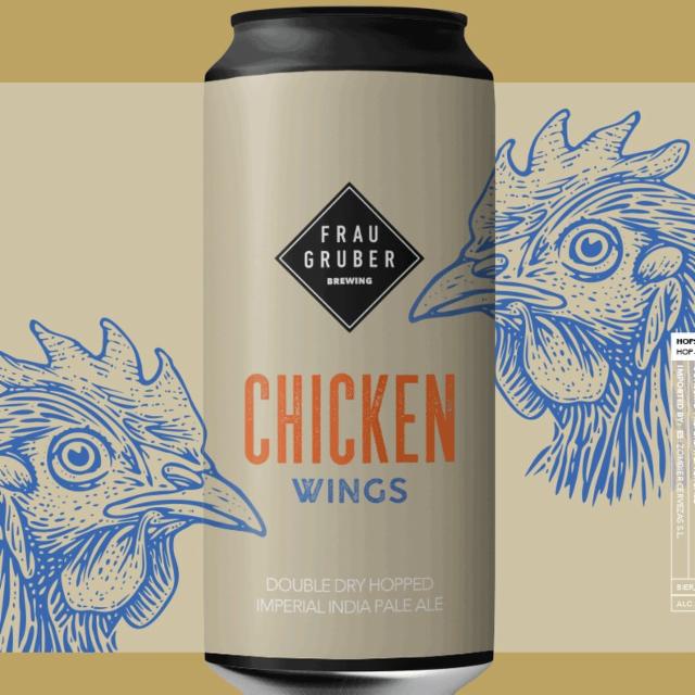chicken wings 7.8%, FrauGruber Brewing, Germany