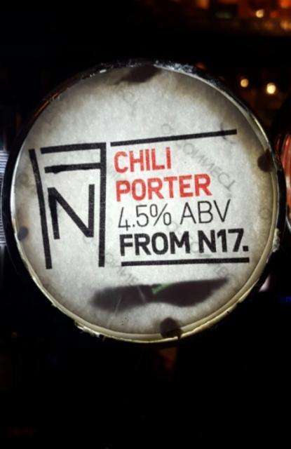 Chili Porter 4.5%, N17 Brewery, Ireland