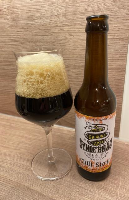 Chili-Stout 7.7%, Synde Bräu, Germany