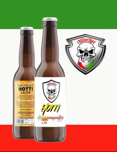 Chiliveikot Hotti Lager 4.7%, United Gypsies (UG) Brewery, Finland