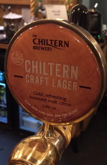 Chiltern Craft Lager 3.8%, The Chiltern Brewery, England